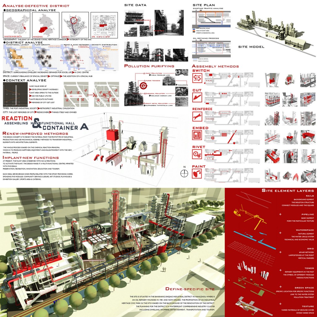 第一届中联杯二等奖作品：反应与容器—装配多功能厅
